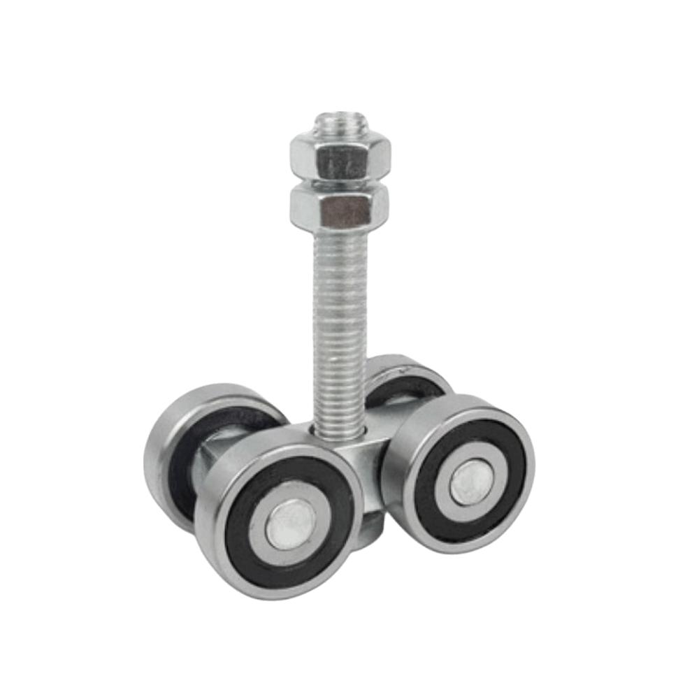 Steel Hardware Barn Door Rollers Ceiling Mount Heavy Duty Sliding Door Hanger  Wardrobe Doors