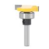 1/2pc 6mm 1/4 polegada haste alça cinto rolamento t cortador entalho faca roteador bit carpinteiro faca de entalhe