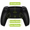 eXtremeRate Programmable Back Paddle Plastic Rise Remap Kit for PS5 Controller Upgrade Board and Textured Redesigned Back Case Back Button Attachment