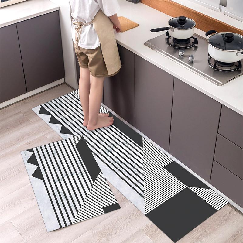 Tapis de cuisine de Style nordique Simple, à la mode, pour la maison, décoration de maison moderne