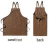 Canvas Denim Apron - Ideal for Barbers, Baking, Coffee, Gardening, and Restaurants.
