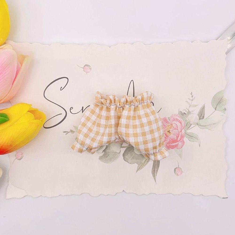 Handmade Lantern Pants Plush Doll Clothes Palm Door Dog Shorts Summer 10cm Doll Pants Accessories