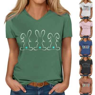 Chemises à manches courtes pour femmes, hauts mignons imprimés, chemisiers décontractés, grande taille, Tops basiques, pull