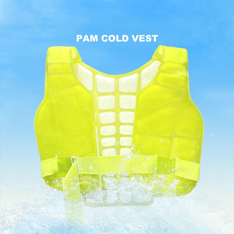 High Quality Custom Summer Cycling Vest Body Cooling Gel PCM Ice Vest for Outdoor Activities Factory Direct PCM