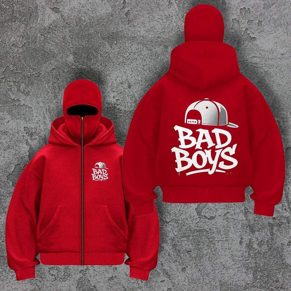 Amerikanischer High Street Hoodie mit Aufdruck, lockerer Passform und Nischen-Doppellagen-Hoodie für Paare, Trendiges Oberteil für Herren
