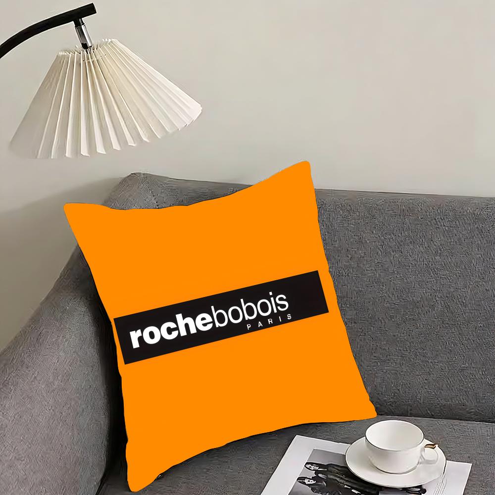 RRoche Fashion BBobois Cushion Cover Elegant Comfort Pillowcase Sofa Bed Doublesided Printed Invisible Zipper Home Decor
