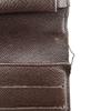 LOUIS VUITTON N61215 Trifold Damier leather Porte Tresor International Purse Brown leather unisex Used