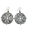 @ Unique Earrings Plaid Hollow Alloy Plating Earrings For Ladies Girls Zr-1537-60%Off