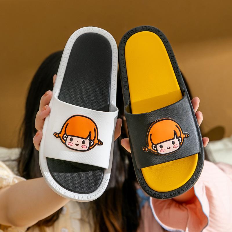 Indoor slippers women's summer home non-slip bath home cute bathroom can wear couple slippers men