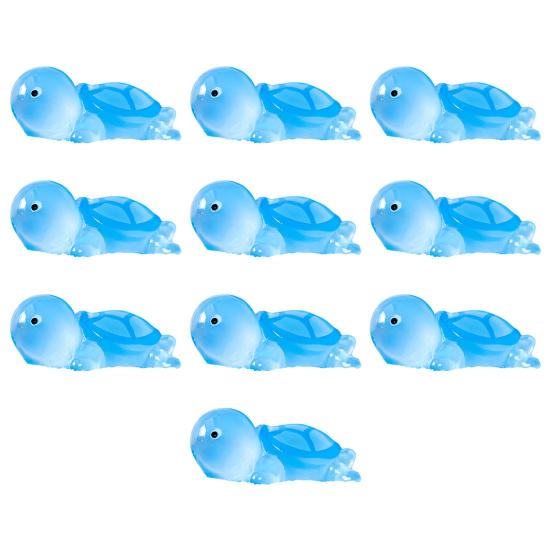 

Прочная фигурка черепахи, реалистичная, легкая, декоративная S синий