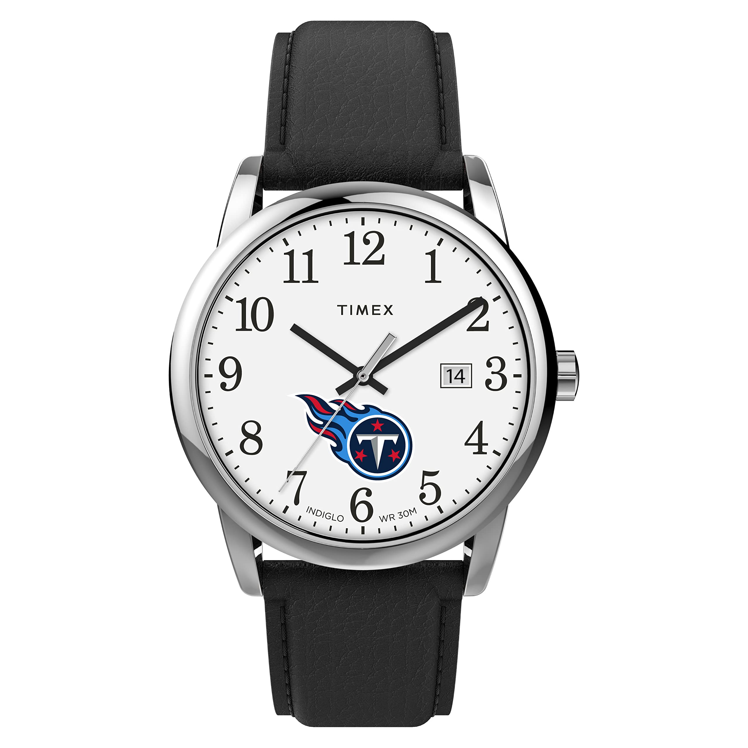 

Часы Timex Men s NFL EasyReader 38 мм, Tennessee Titans, один размер, современные