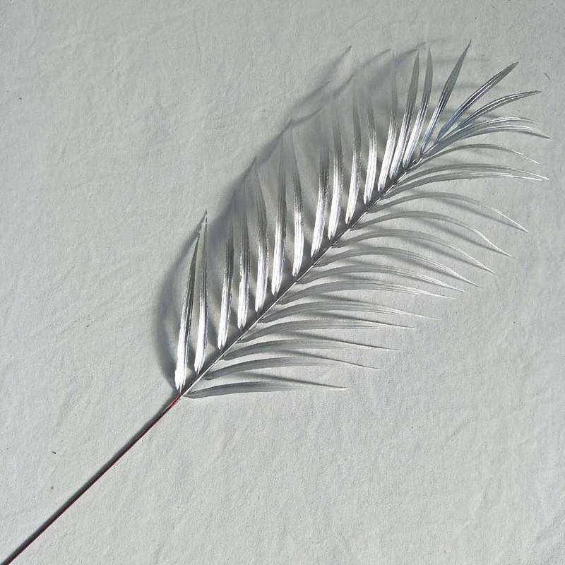 Iron Artificial Tree Leaves Rubber Realistic Greenery Wedding Photo Decor Props