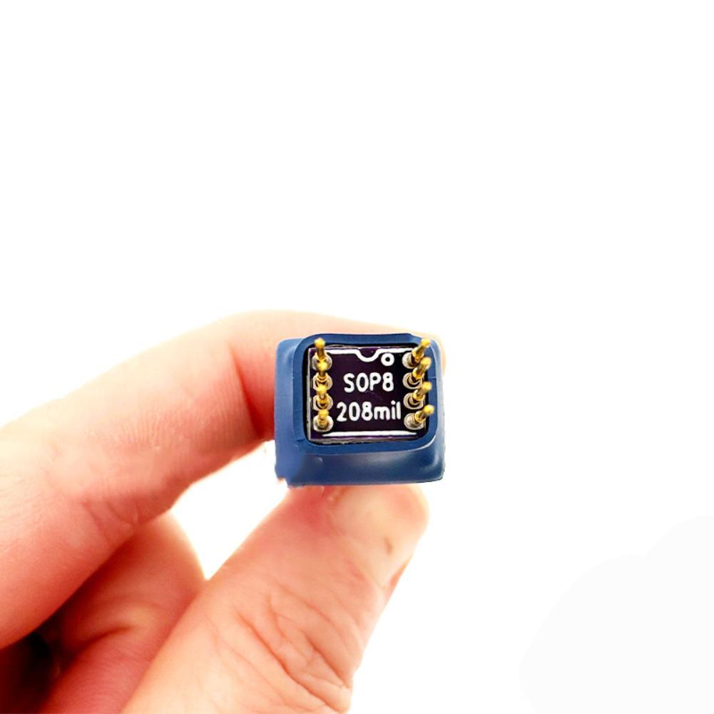 

Зонд-провод SOP8 1,27 мм Для SMD-чипа Кабель-зонд Тестовый зажим-зонд Для USB-программатора Поддерживает программирование Чтение