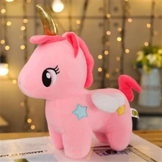 Unicorn Stuffed Animal Unicorn Plush Toy Soft Cute Rainbow House Happy Boys Girls Birthday Party Decors Gift For Kids Favors