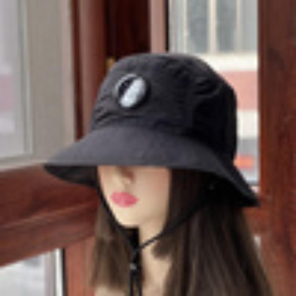 Wide Brim Sun Hat Outdoor Fishing Uv Protection Lightweight Quick-Dry Foldable Bucket Hat Korean Style For Hiking