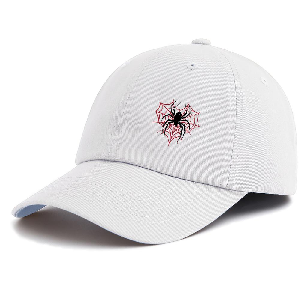 1pc Spider Print Baseball Cap for Adults,Minimalist Retro Style Casual Soft Adjustable Dad Hat,Perfect for Daily Wear,outdoor