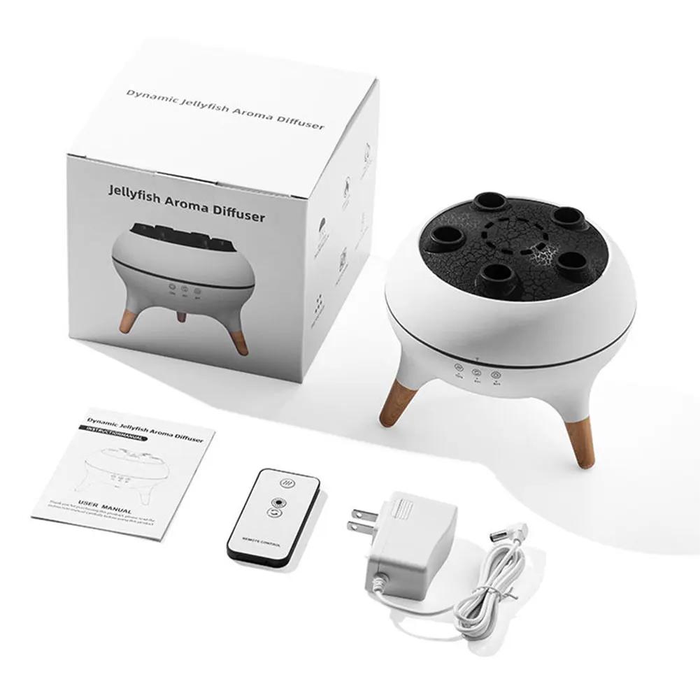 Dynamic Jellyfish Cool Mist Humidifier with Colorful Night Lights Aromatherapy Diffuser Air Diffuser Humidifier for Home Bedroom