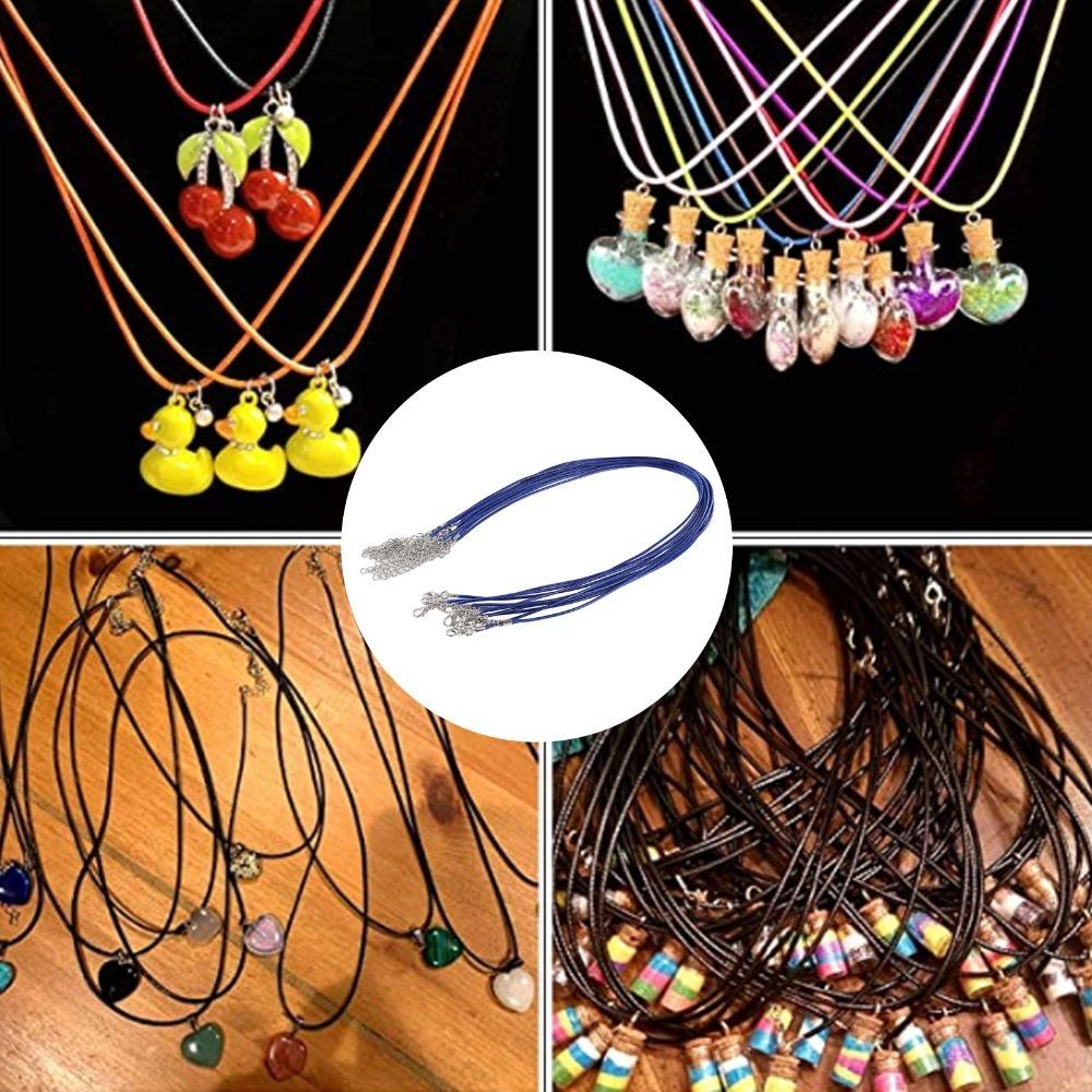 20pcs Adjustable Length Necklace String Rope 2mm Diameter DIY Necklace Rope For Jewelry Making