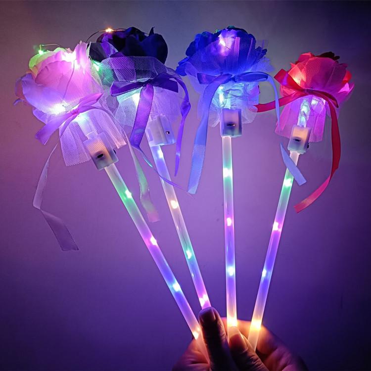 Starry Sky Magic Wand: Children's Luminous Bobo Fairy Wand Toy