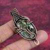 Dragon Bloodstone Pendant Copper Wire Wrapped Jewelry Handmade Gemstone Pendant