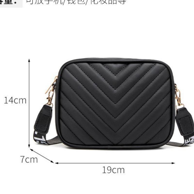 Embroidery chain bag New candy color bag One shoulder messenger mobile phone bag Women's bag Small square bag