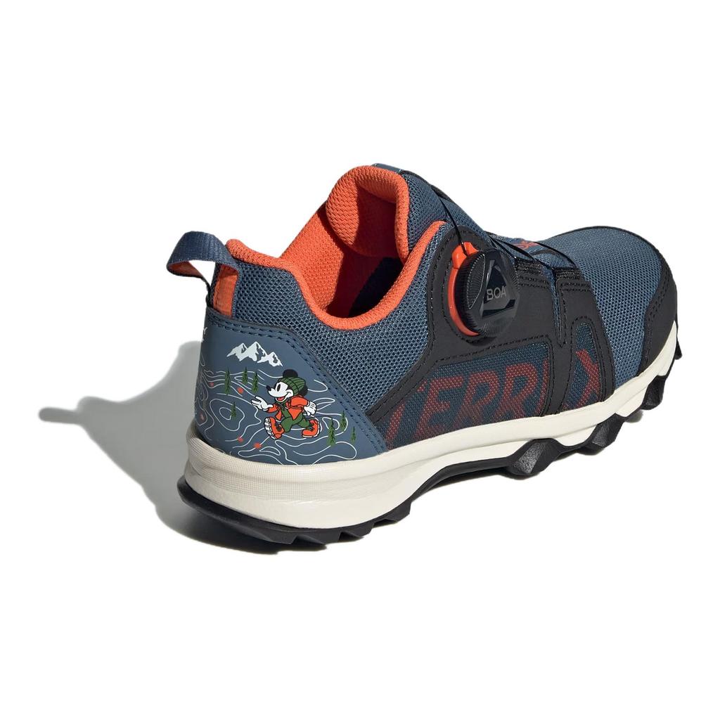 Adidas Disney Agravic Boa Trail Comfortable Versatile Durable Low Top Kids Running Shoes Kids Running Shoes Dark-Blue IH5084