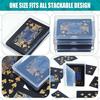 10-Piece Playing Card Box, Trading Card Case, Card Storage Organizer, Clear Card Case, for Gaming Cards, Plastic Storage Box