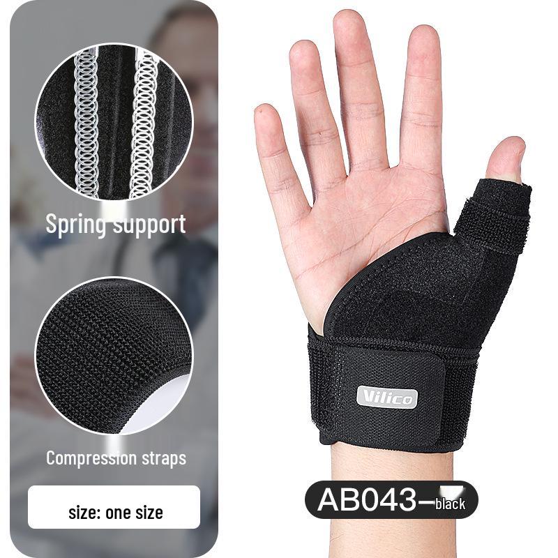 Adjustable Wrist & Finger Support: Breathable Compression Band for Joint Strain & Tendon Sheath Protection
