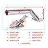 Foldable Rustproof Stainless Steel Fishing Rod Holder Deck Mount Rod Stand With Split Leg Design Strong Load Capacity