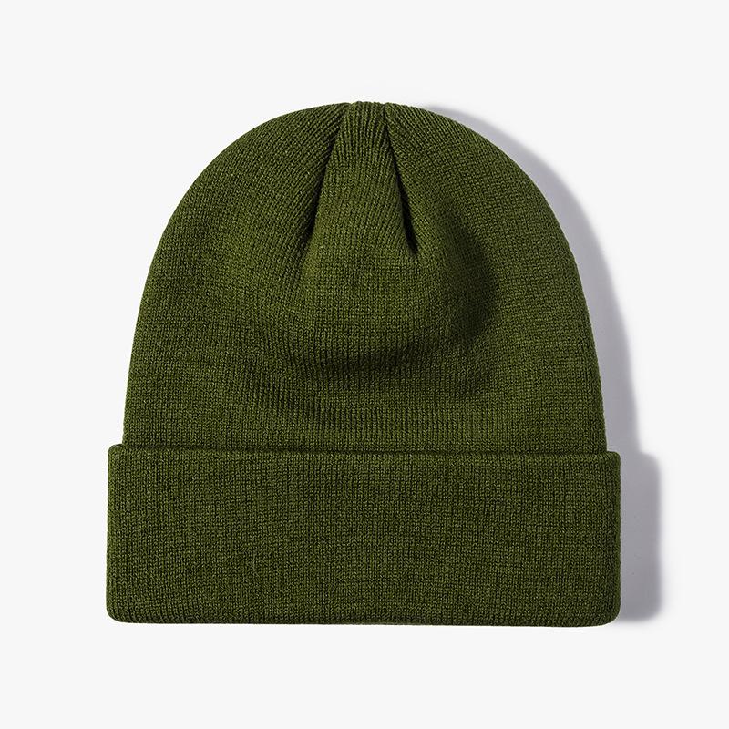 Schwarz Weiß Blau Beige Rosa Rot Grün Strickmütze für Jungen Mädchen Herbst Winter Warme Skullies Beanie Erwachsene Kinder Hüte & Mützen