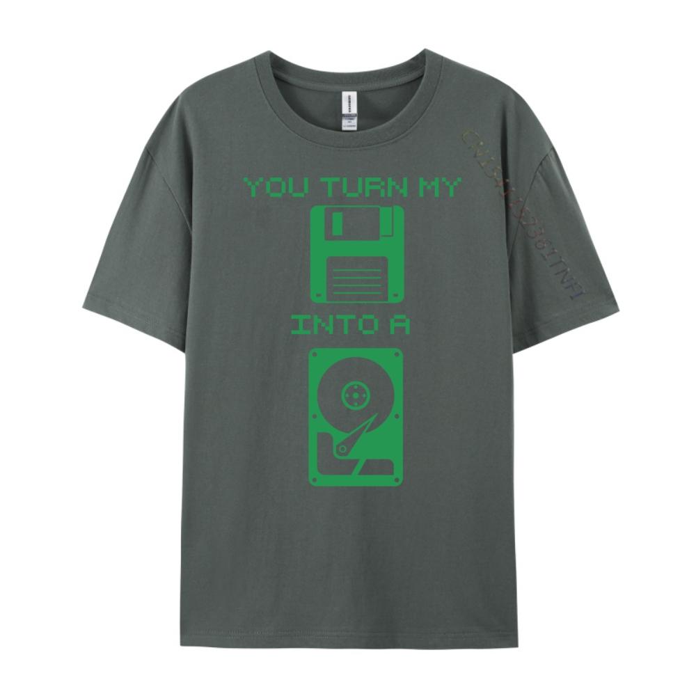 Dirty Computer Green And White Graphic T Shirt Autumn TShirt Happy New Years