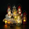 LED Retro Small Oil Lamp Multicolor Interior Decorative Desk Lamp Portable Wind Candle Lamps Decoration Kerosene Lights 2025