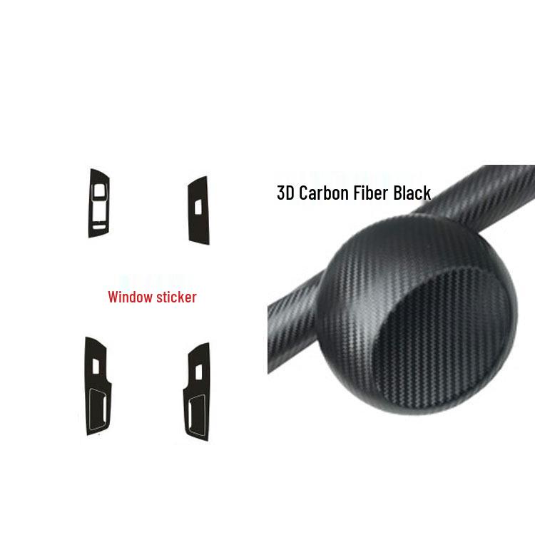 

20-21 Magotan Interior Mod Stickers: Center Console Gear Shift & Door Panel Carbon Fiber Wrap