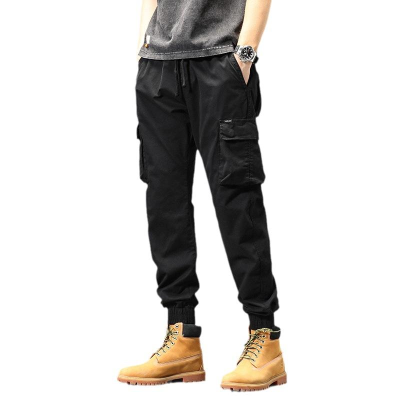 Men's New Functional Style Retro Casual Multi-pocket Leggings Elastic Outdoor Versatile