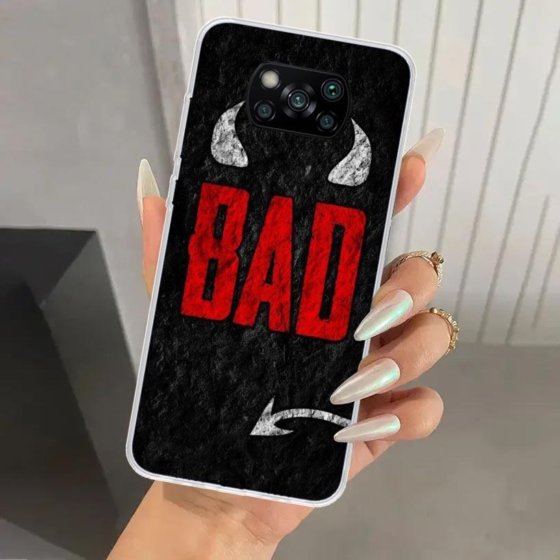 Devil Bad Boy Anime Phone Case for Xiaomi Poco X5 X6 X7 Pro F7 Ultra M7 Redmi 15 15C 13 13C 12 12C 10 10A 10C 9 9A 9C 9T Shell P
