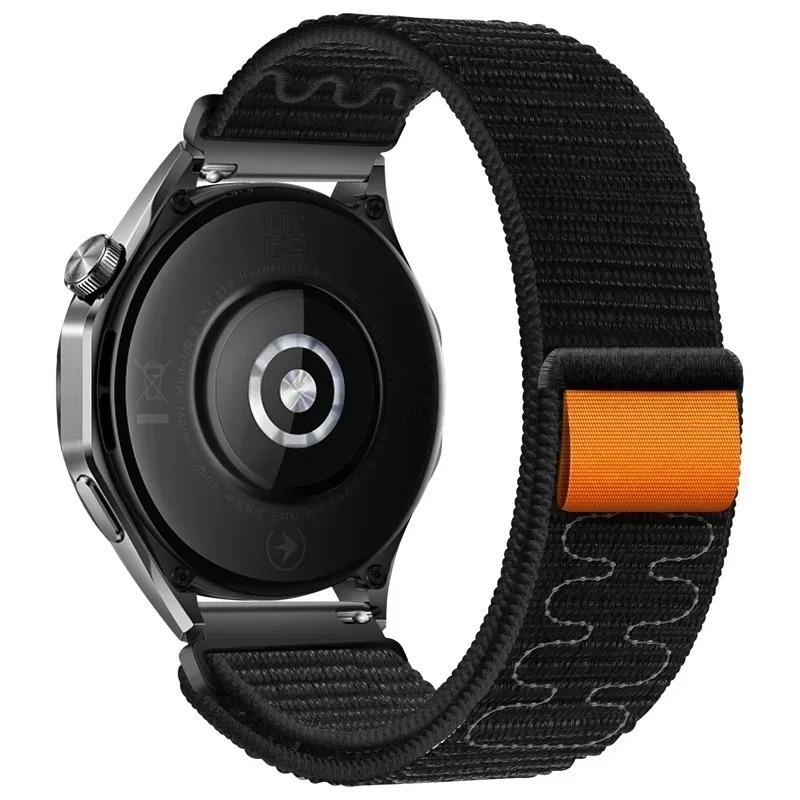 22/20mm Nylonový řemínek Pro Huawei Watch 5/4-GT6/5/4 Pro 46mm Pásek Pro Samsung Watch 7/6/5/4 Amazfit GTR4/GTS4/Active 2/Balance 2-1