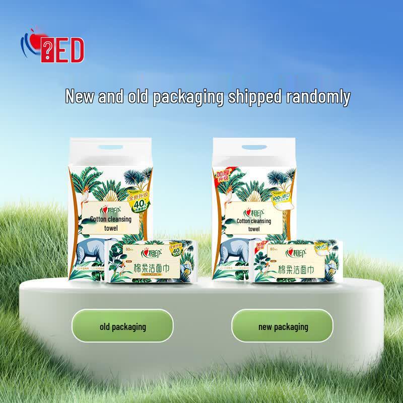 Heart to Heart Soft Cotton Disposable Facial Wipes