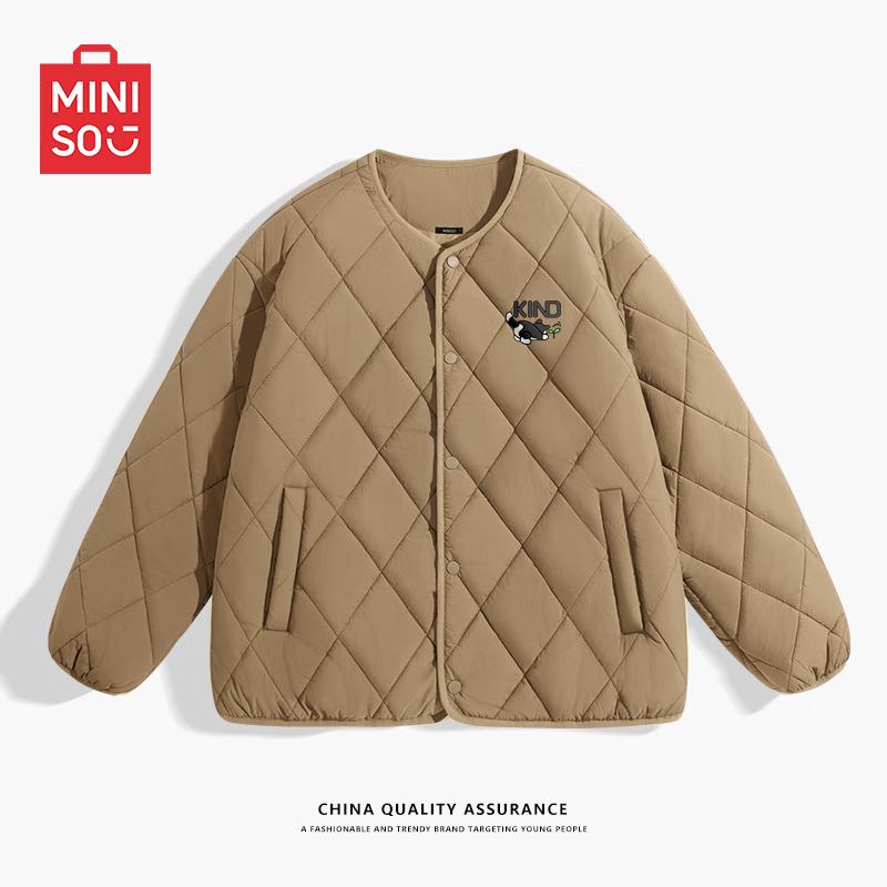 MINISO Men s Winter Padded Collarless Jacket 3XL