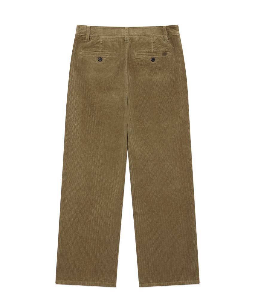 COVERNAT WOMAN Corduroy Pintuck Pants Beige