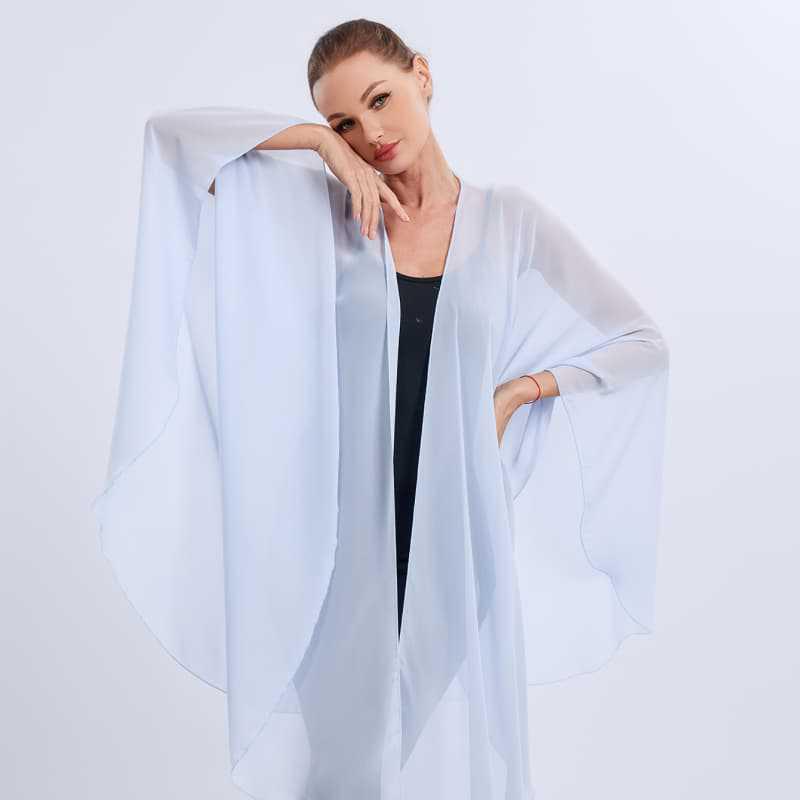 European & American Ethnic Style Mid-Length Solid Color Beach Shawl Scarf - Loose Sun Protection Cover-Up for Travel