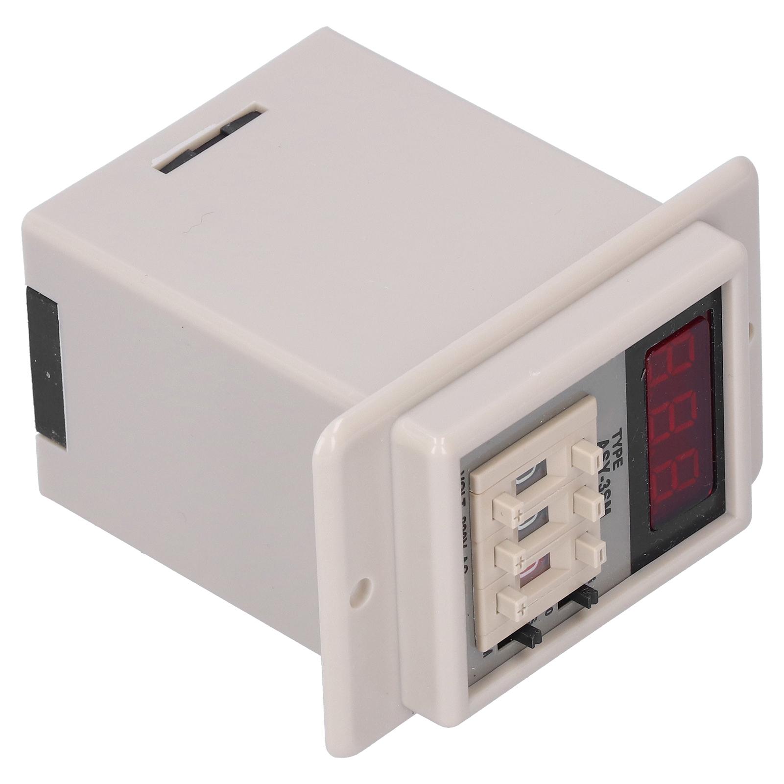 

Реле времени JYIO с цифровым дисплеем, высокоточная задержка 99,9 с999M переменный ток 220 В 5060 Гц