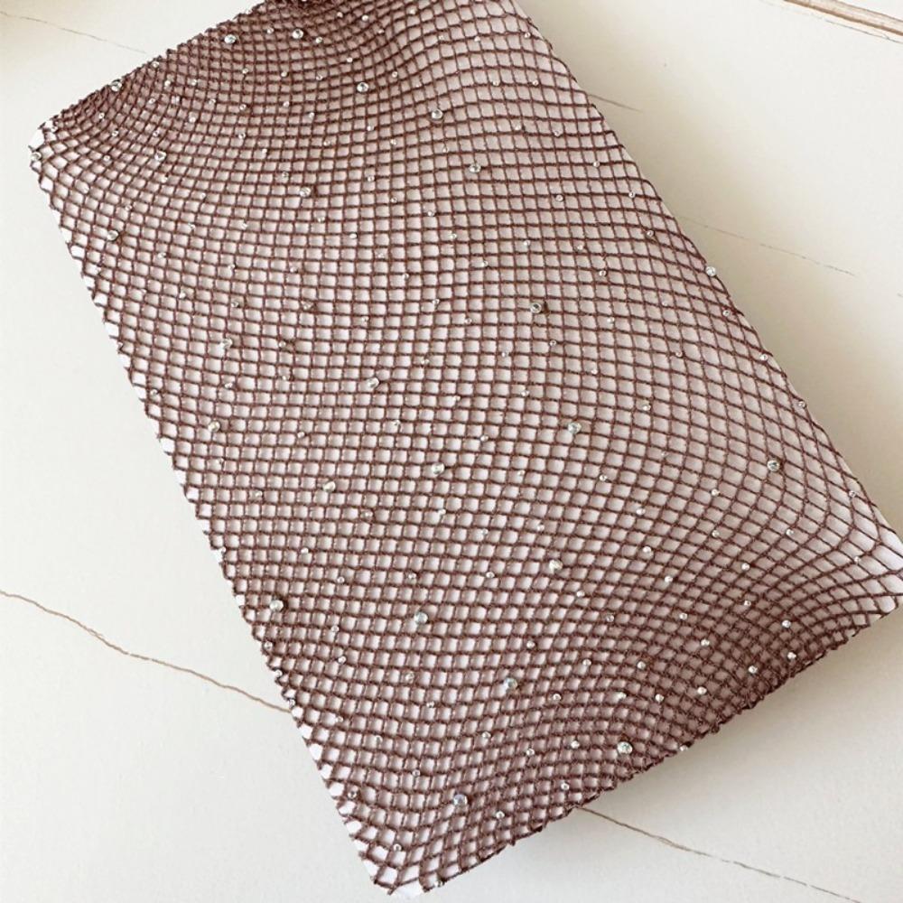 Trendy Shiny Fishnet Tights Small Mesh Glitter Pantyhose Hot-drilled Thin Stockings Women Girl
