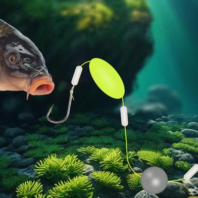 Double Hook Reverse Bottom Rigs Double Hook Fishing Float Swimming Bait for Freshwater and Saltwater Easy To Use