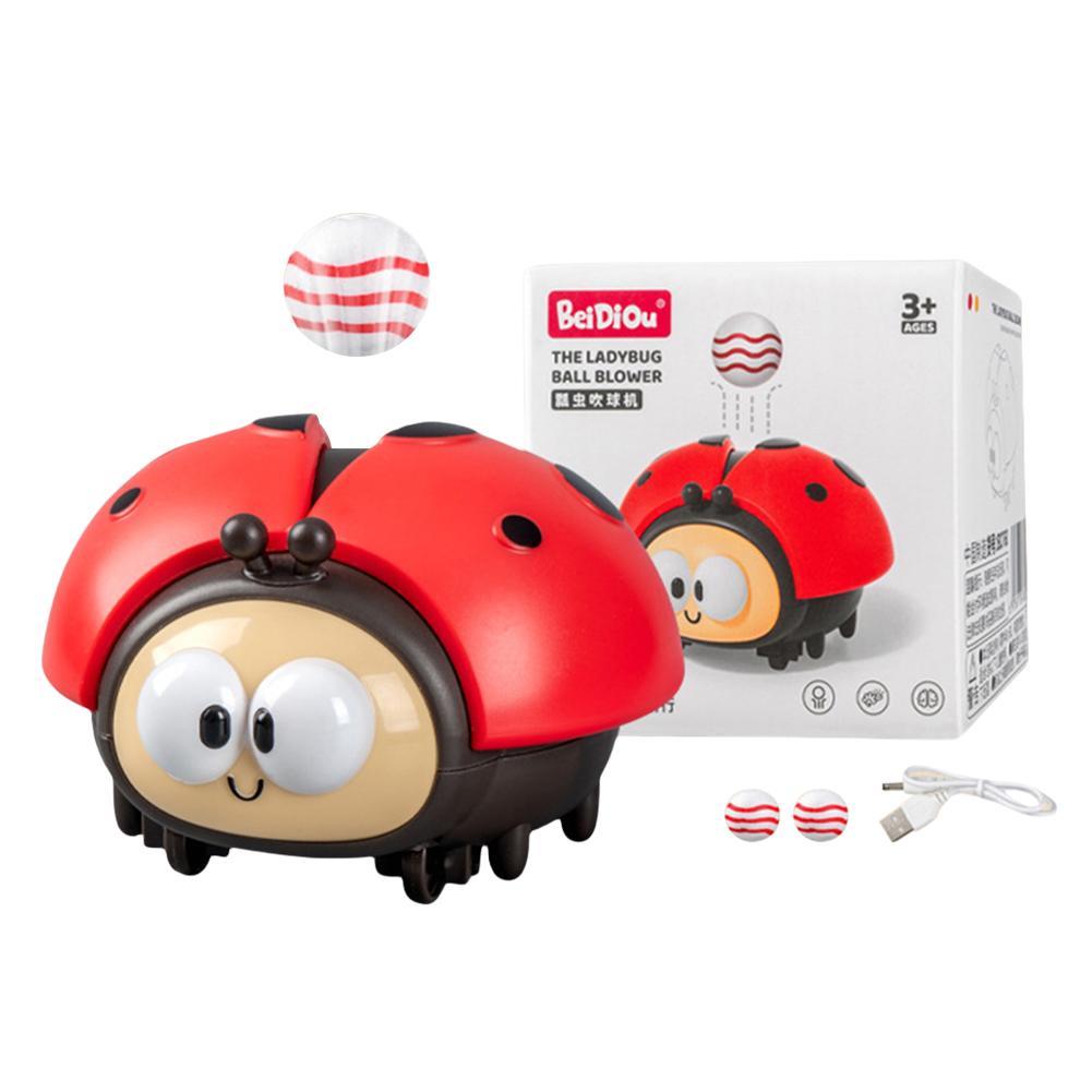 

Ladybird Floating Ball Toy Electric Floating Dandelion Ball Sensory Toy Funny Ladybird Levitation Ball for Kids красный