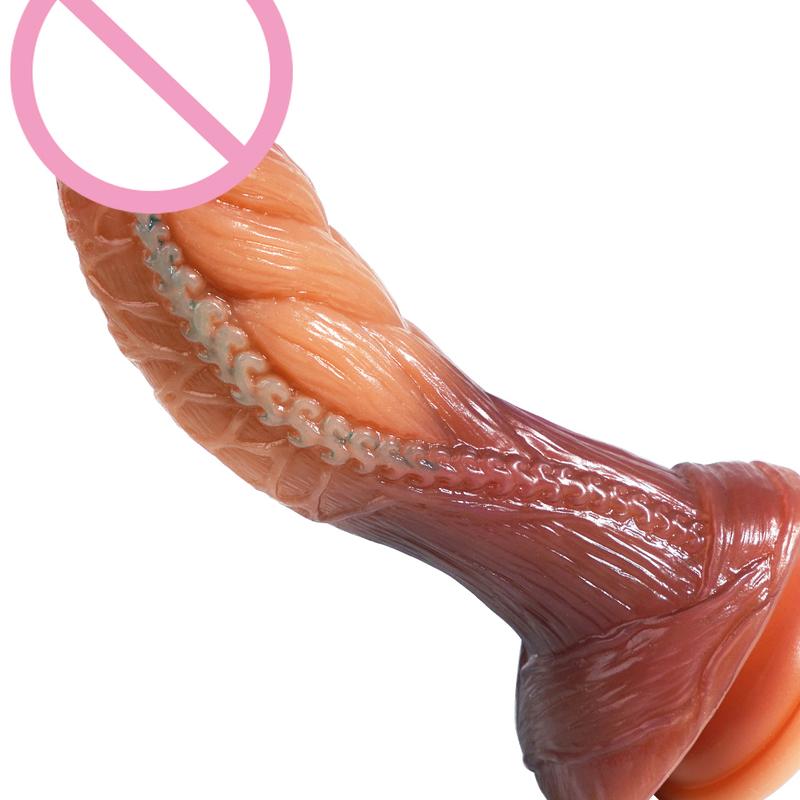 Realistic Silicone Dildo with Suction Cup Anal G-Spot Masturbator Penis Adult Sex Toys Huge Dildos for Women Rubber Cock Gode