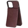 Wallet Phone Case Multifunctional Phone Protective Case with Magnetic Buckle Stand for IPhone 13 Pro Brown