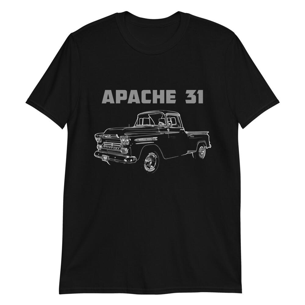 1959 Chevy Apache 31 3100 Antique Pickup Truck Short-Sleeve Unisex T-Shirt XL