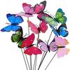 Pots Decoration Party Supplies Butterfly Stakes Butterfly Sculptures Fake Butterfly Garden Statues