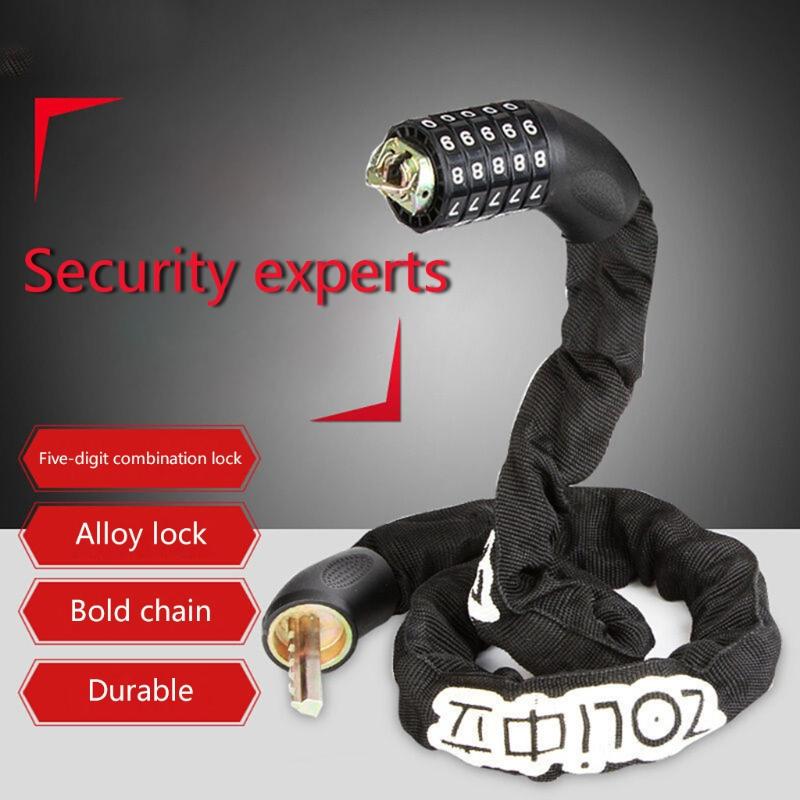 Bezpečnostní zámek na kolo se zámkem Hardware zámku řetězu proti krádeži