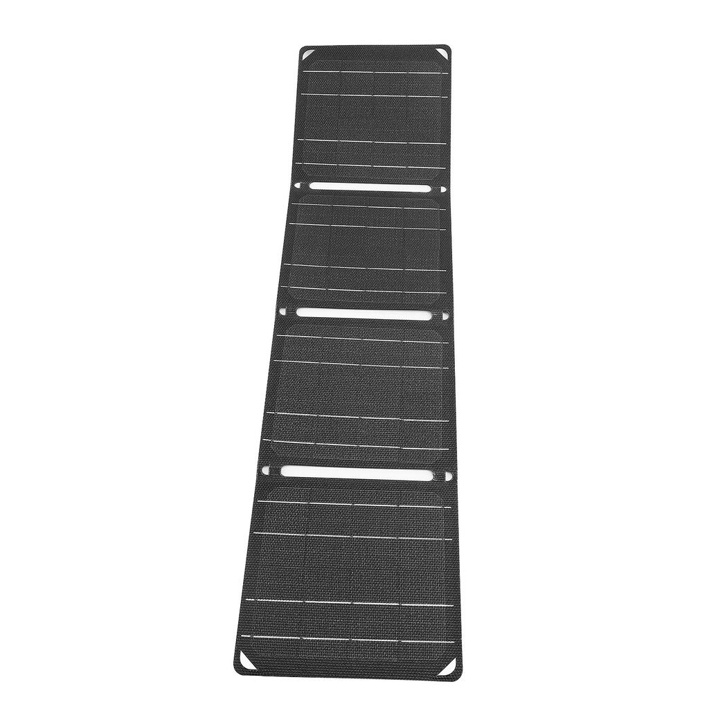 Foldable Solar Panel Charger Monocrystalline Silicon 40W 2 USB 5V Portable for Outdoor Camping